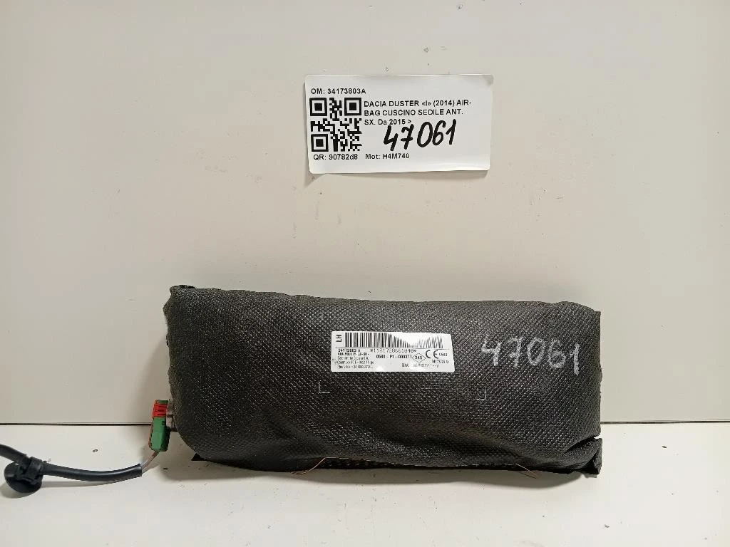 Air-bag Cuscino Sedile ANT SX 34173803A Dacia Duster I 2014