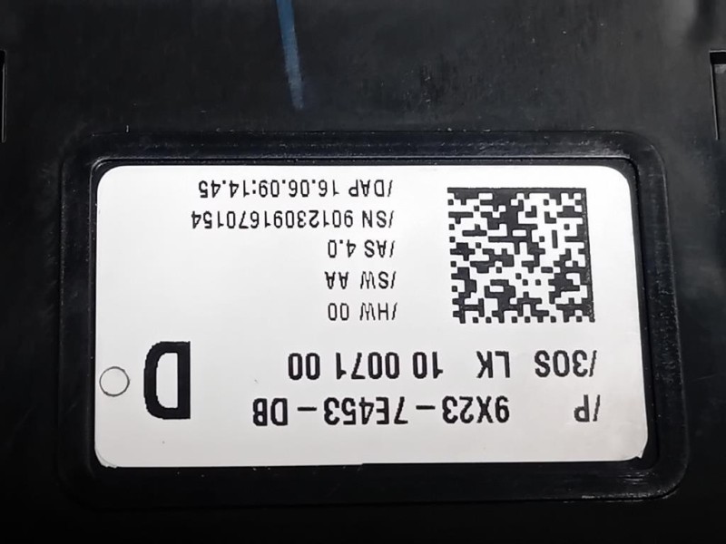 LEVA Cambio Automatico 9X23-7E453-DB Jaguar XF I 2008