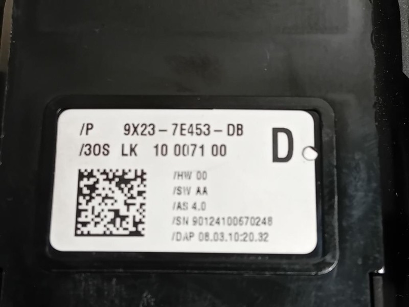 LEVA Cambio Automatico 9X23-7E453-DB Jaguar XF I 2008