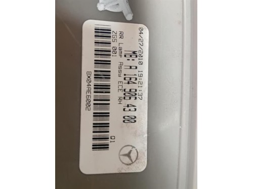 Fanale POST DX A1649064300 Mercedes Classe ML W164 2008