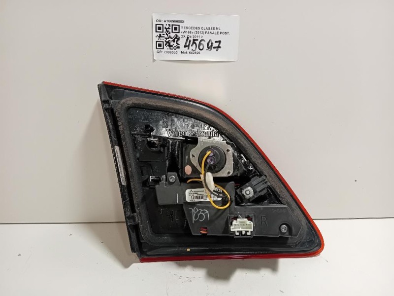 Fanale POST DX A1669068801 Mercedes Classe ML W166 2012