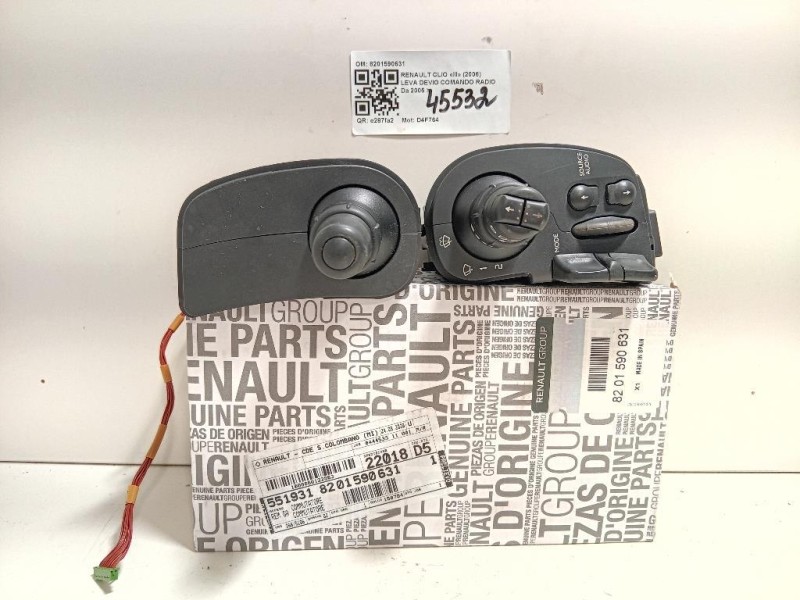 LEVA Devio Comando Radio 8201590631 Renault CLIO III 2006