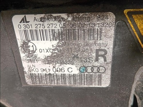 Proiettore ANT DX 8K0941006C Audi A4 8K2 2012