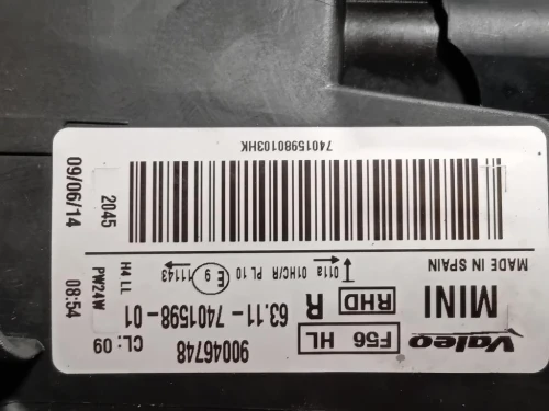 Proiettore ANT DX 90046748 Mini MINI ONE F55 2014