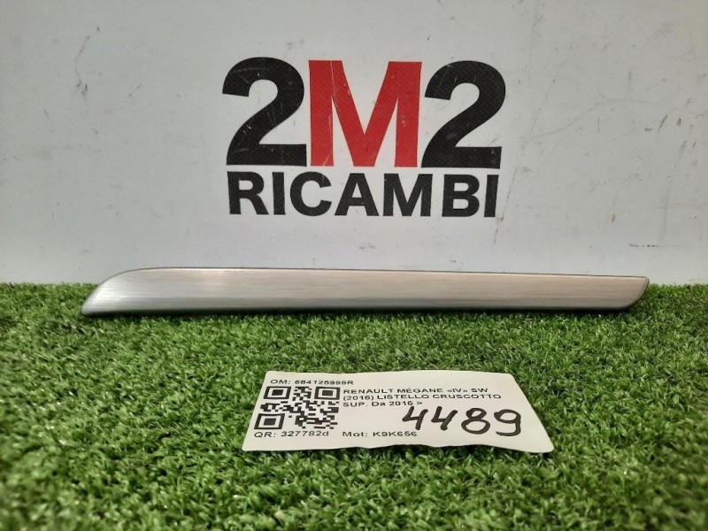 Listello Cruscotto SUP 684125999R CRUSCOTTO Renault Mégane IV SW 2016