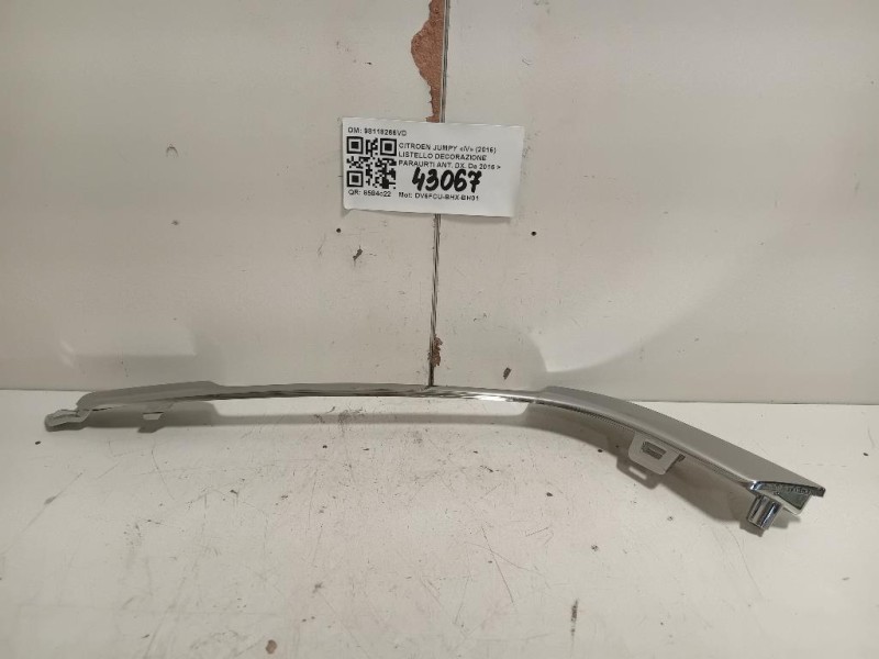 Listello Decorazione Paraurti ANT DX 98118266VD Citroen Jumpy IV 2016