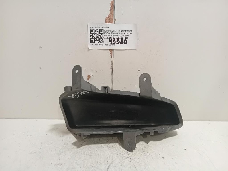 Listello Decorazione Paraurti ANT SX BJ32-15B217-A Land Rover Range Rover Evoque I 2011