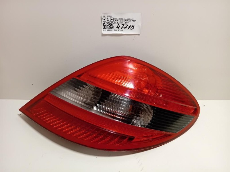 Fanale POST DX 158366 Mercedes Classe SLK R171 2004