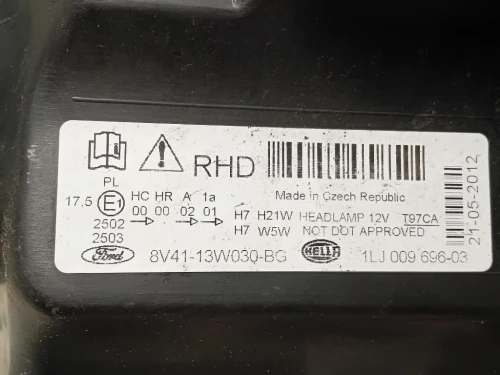 Proiettore ANT SX 8V41-13W030-BG Ford KUGA I 2008