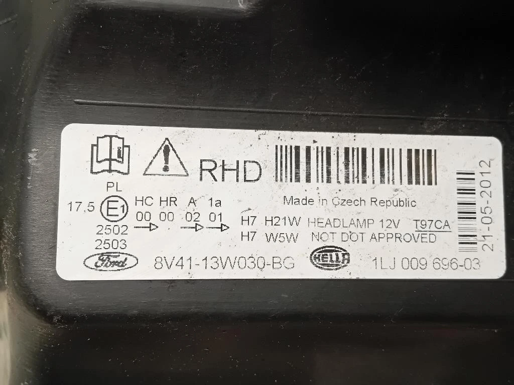 Proiettore ANT SX 8V41-13W030-BG Ford KUGA I 2008