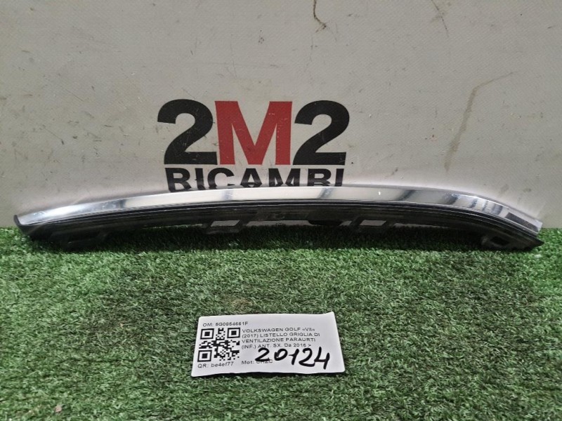 Listello Griglia DI Ventilazione Paraurti INF ANT SX 5G0854661P Volkswagen GOLF VII 2017