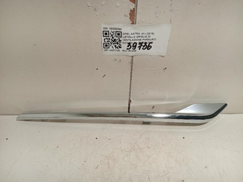 Listello Griglia DI Ventilazione Paraurti ANT SX 39206366 Opel Astra K 2016