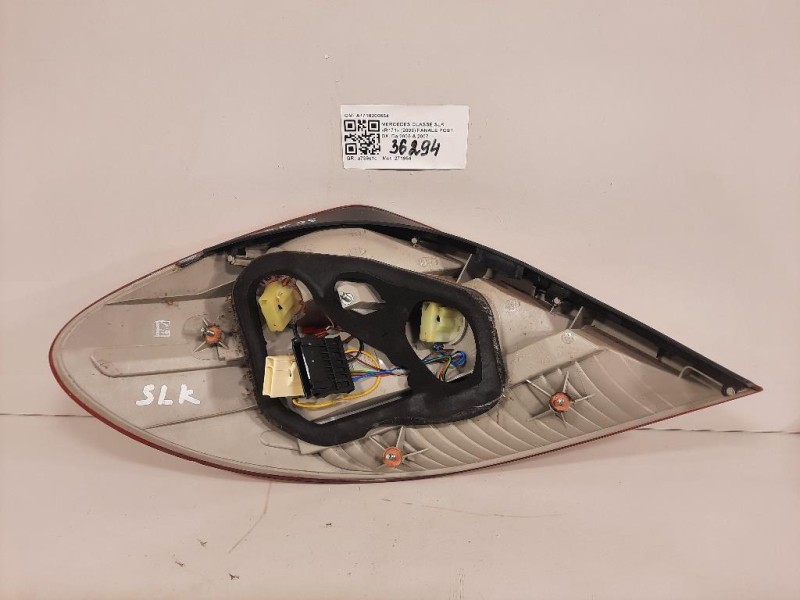 Fanale POST DX A1718200664 Mercedes Classe SLK R171 2008