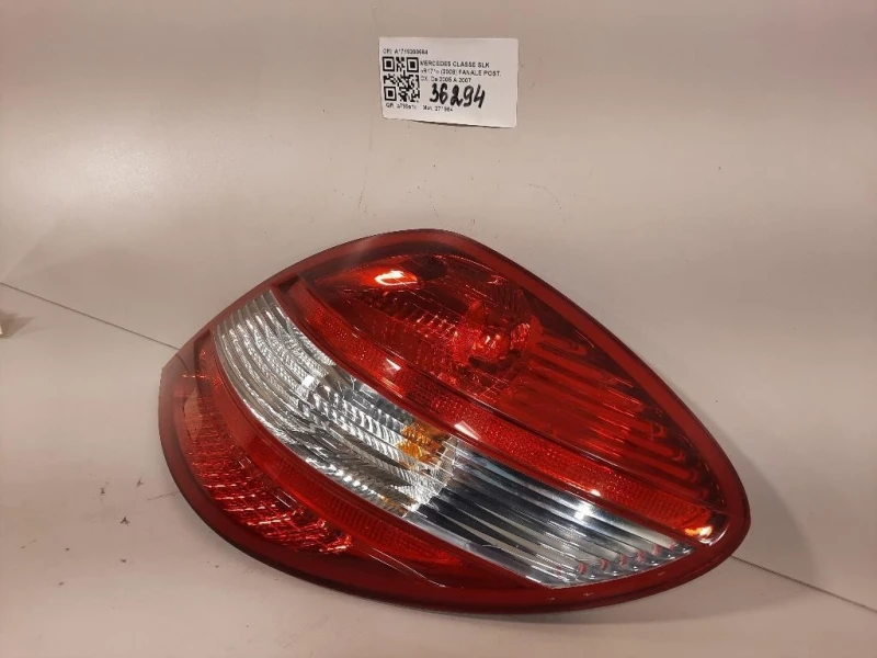 Fanale POST DX A1718200664 Mercedes Classe SLK R171 2008