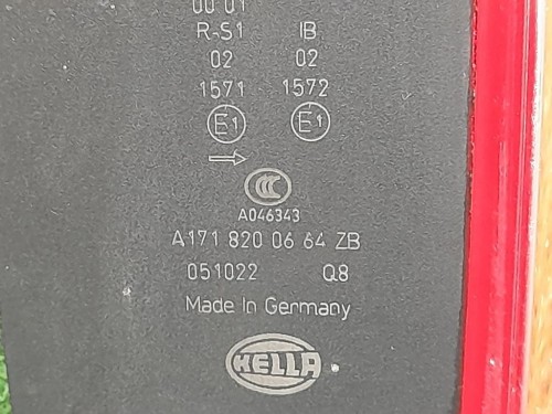 Fanale POST DX A1718200664 Mercedes Classe SLK R171 2008