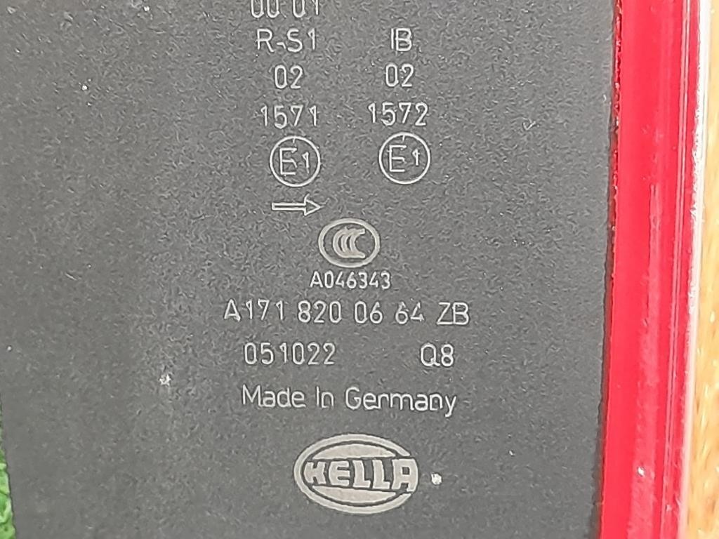 Fanale POST DX A1718200664 Mercedes Classe SLK R171 2008