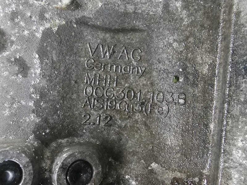 Cambio MHH SSL SMN SMT SMT SSV STJ TDN UBV UBZ Volkswagen GOLF VII 2017