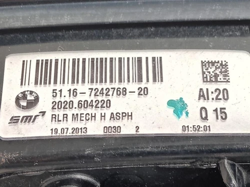 Retrovisore Esterno ANT DX 20202004 6 FILE Bmw Serie 1 F20 Berlina 2015