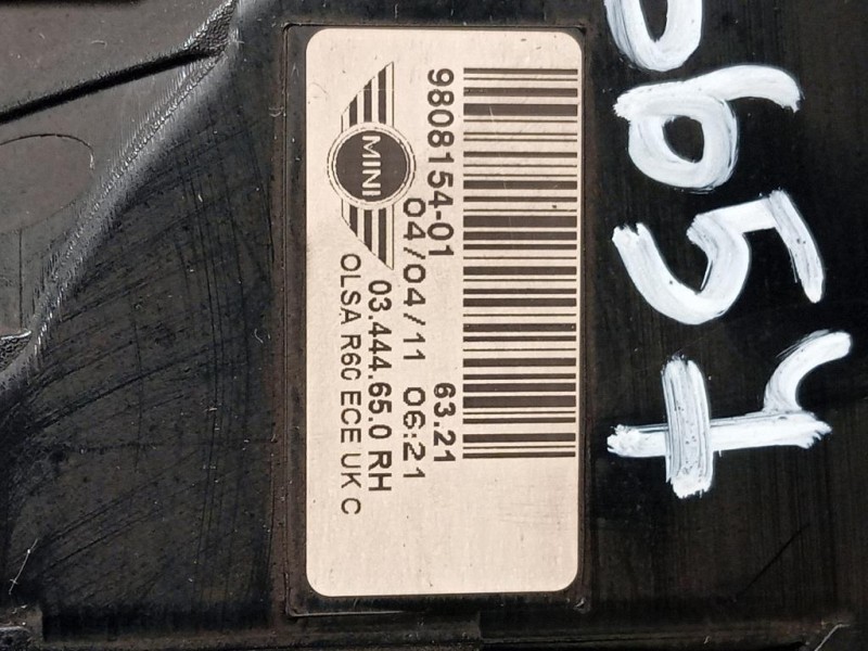 Fanale POST DX 9808154-01 Mini Countryman ONE R60 2014