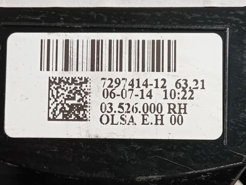 Fanale POST DX 7297414-12 Mini MINI Cooper F55 2014