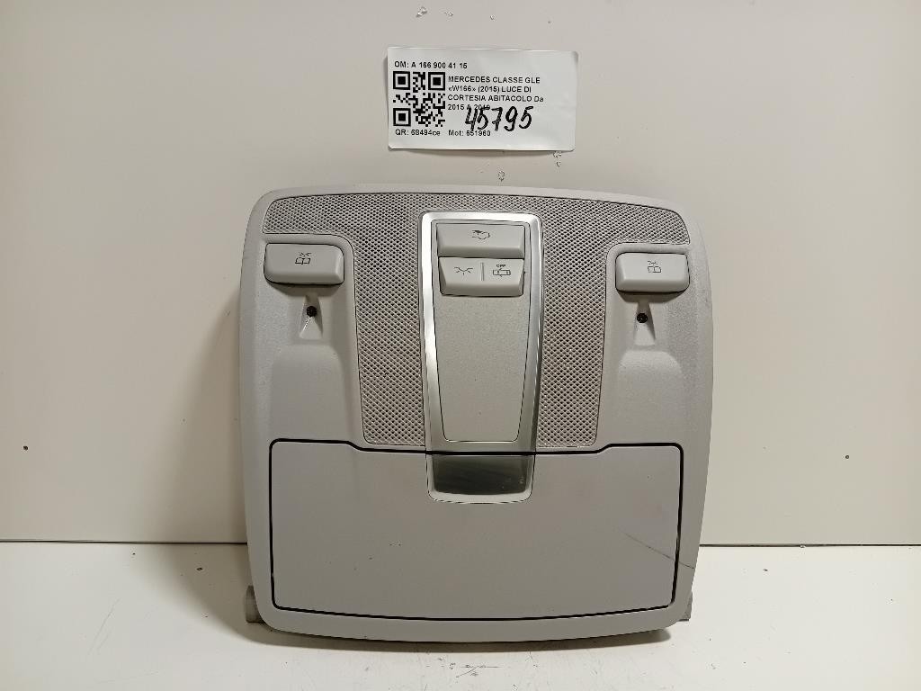 LUCE DI Cortesia Abitacolo A 166 900 41 15 Mercedes Classe GLE W166 2015