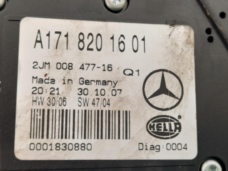 LUCE DI Cortesia Abitacolo A1718202401 Mercedes Classe SLK R171 2008