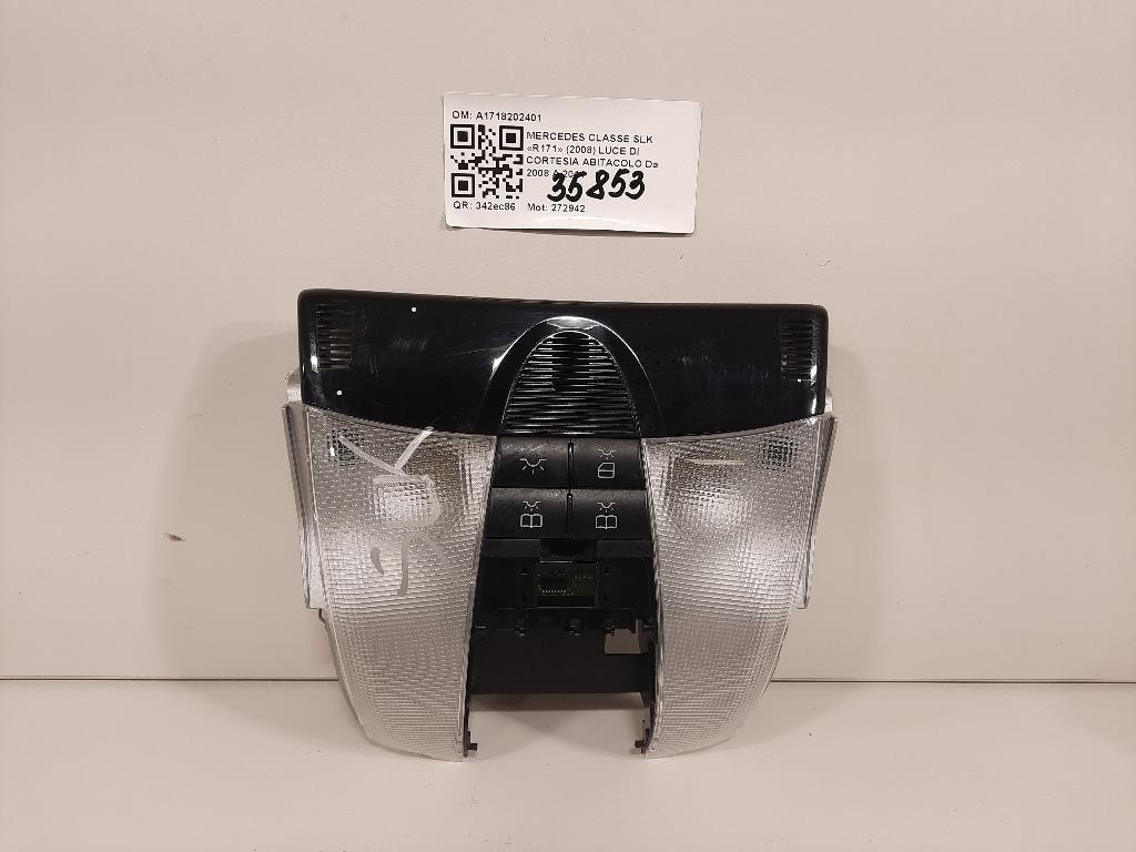 LUCE DI Cortesia Abitacolo A1718202401 Mercedes Classe SLK R171 2008