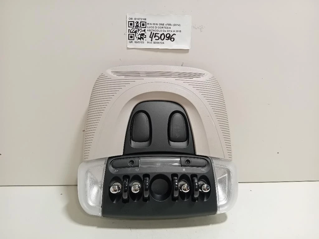 LUCE DI Cortesia Abitacolo E1072166 Mini MINI ONE F55 2014