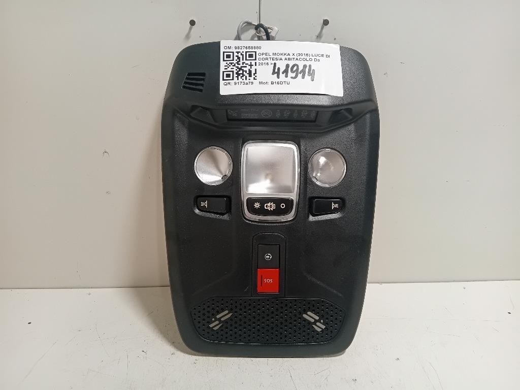 LUCE DI Cortesia Abitacolo 9827658880 Opel Mokka X 2016