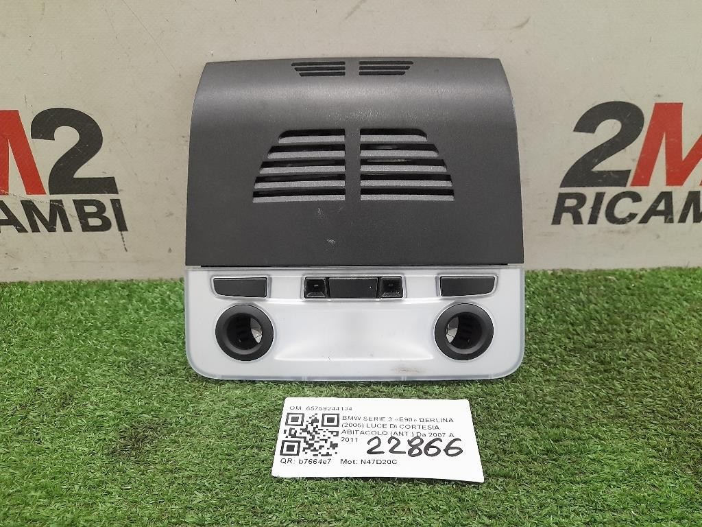 LUCE DI Cortesia Abitacolo ANT 65759244134 Bmw Serie 3 E90 Berlina 2005