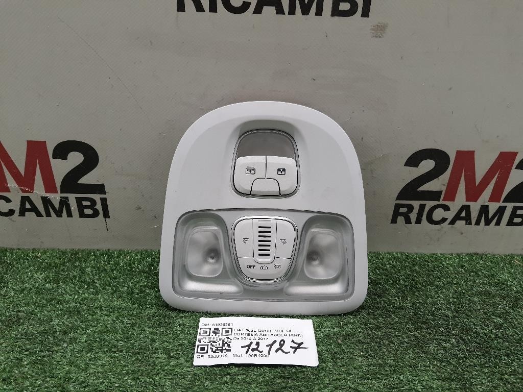 LUCE DI Cortesia Abitacolo ANT 51926261 Fiat 500L 2013