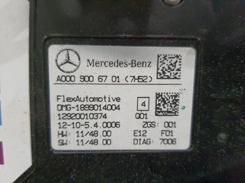 LUCE DI Cortesia Abitacolo ANT A0009006701 Mercedes Classe B W246 2012