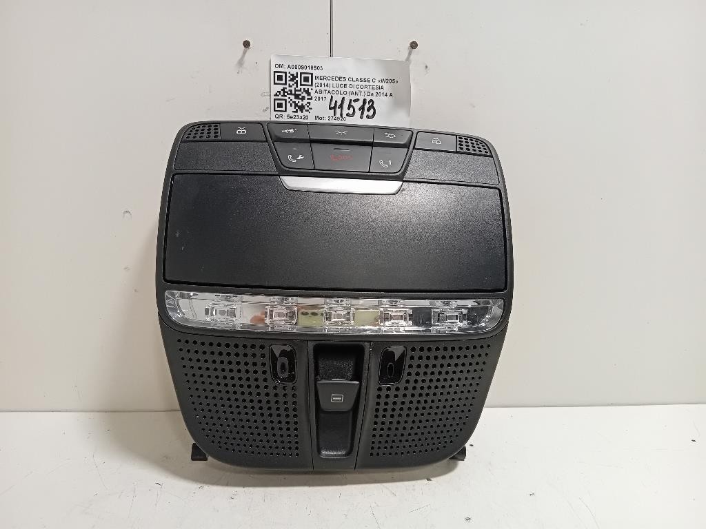 LUCE DI Cortesia Abitacolo ANT A0009018503 Mercedes Classe C W205 2014