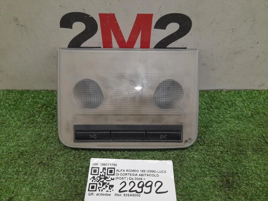 LUCE DI Cortesia Abitacolo POST 156071758 Alfa Romeo 159 2006