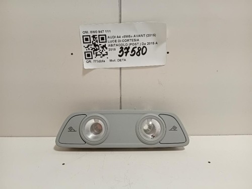 LUCE DI Cortesia Abitacolo POST 8W0947111 Audi A4 8W5 Avant 2015