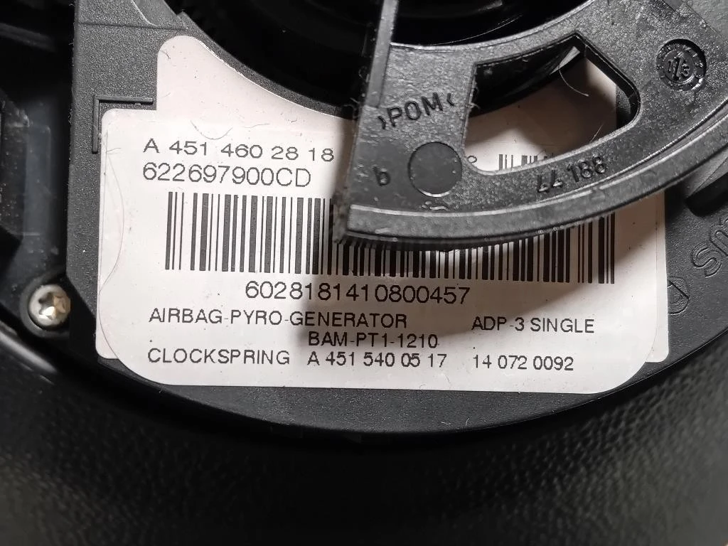 Volante A4514602818VOLANTE+AIR-BAG Smart Fortwo Cabrio 451 2010