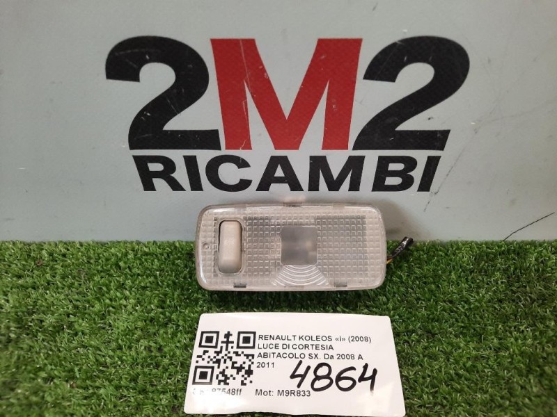 LUCE DI Cortesia Abitacolo SX Renault Koleos I 2008