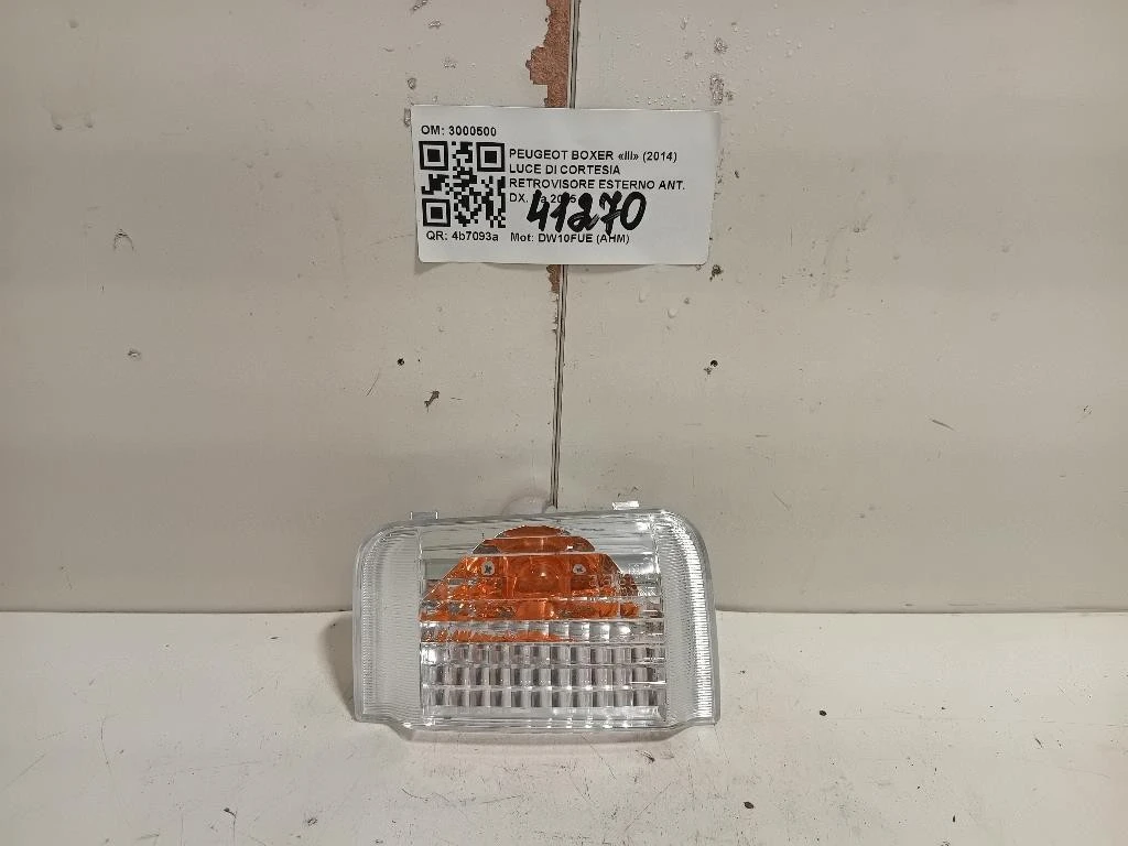 LUCE DI Cortesia Retrovisore Esterno ANT DX 3000500 Peugeot Boxer III 2014
