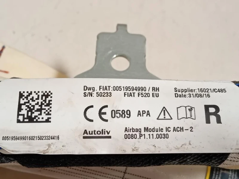 Air-bag A Tendina DX 519594990 Jeep Renegade 2015