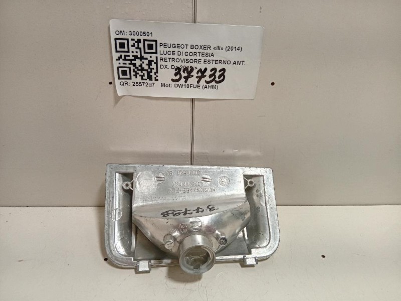 LUCE DI Cortesia Retrovisore Esterno ANT SX 3000501 Peugeot Boxer III 2014