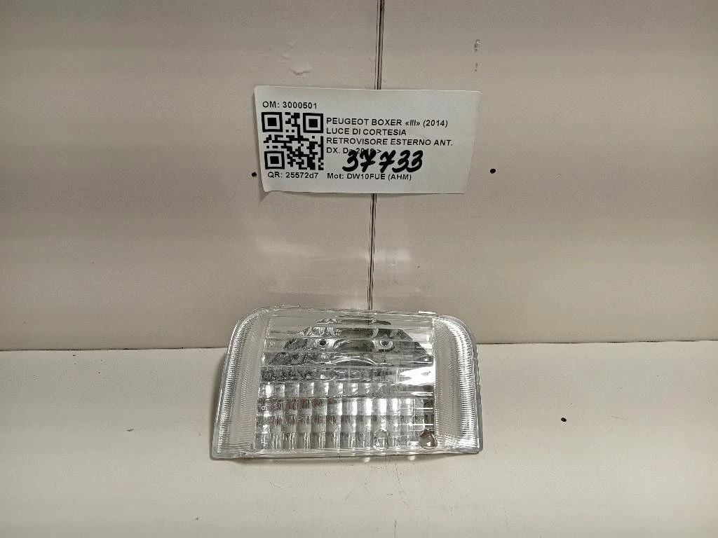 LUCE DI Cortesia Retrovisore Esterno ANT SX 3000501 Peugeot Boxer III 2014