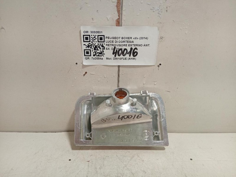 LUCE DI Cortesia Retrovisore Esterno ANT SX 3000501 Peugeot Boxer III 2014