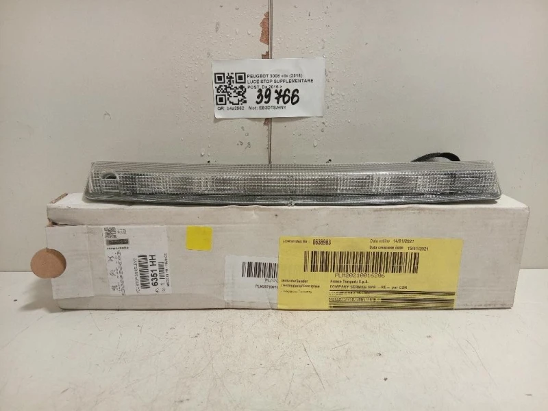 LUCE STOP Supplementare POST 9811951080 Peugeot 3008 II 2016