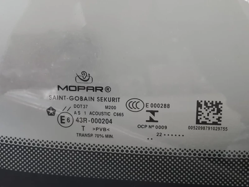 Lunotto 68438873AA -001 Jeep Renegade 2018