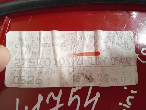 Fanale POST DX 2757010 Mini MINI Cooper R56 2007