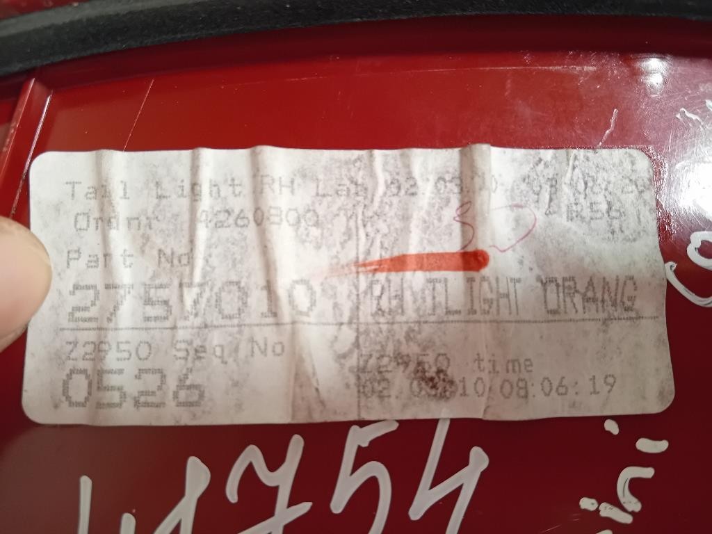 Fanale POST DX 2757010 Mini MINI Cooper R56 2007