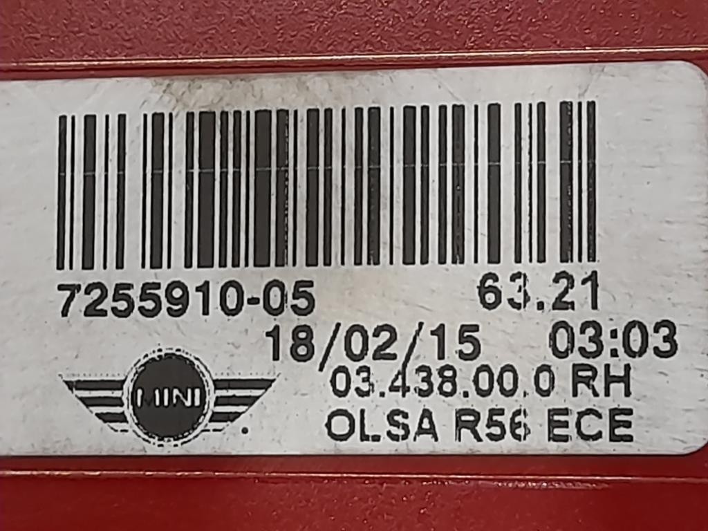 Fanale POST DX 7255910-05 Mini MINI Cooper R56 2007