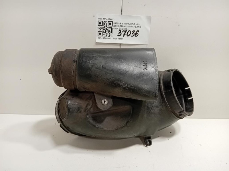Manicotto Filtro ARIA MR481402 Mitsubishi Pajero III 2000