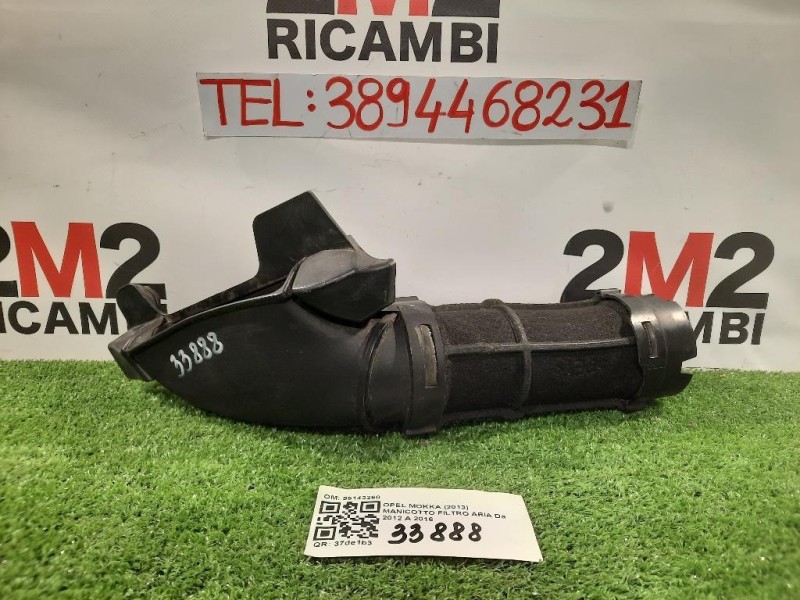 Manicotto Filtro ARIA 95143260 TUBO ASPIRAZIONE ARIA Opel Mokka 2013