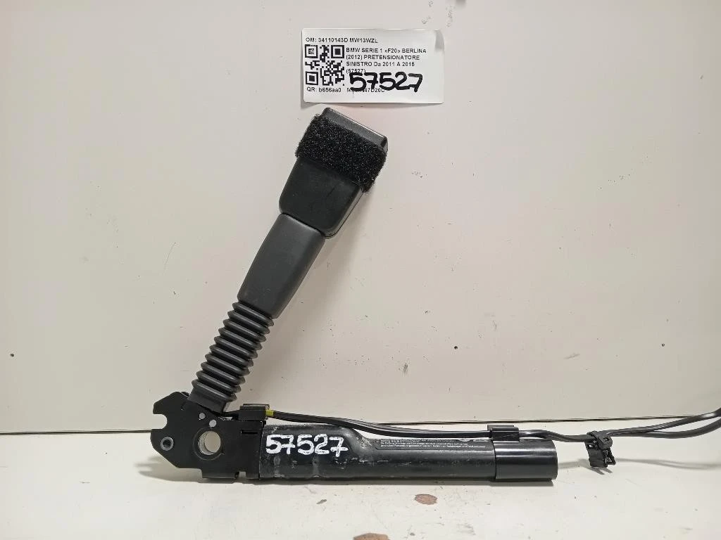 Pretensionatore Sinistro 34110143D Bmw Serie 1 F20 Berlina 2015